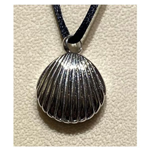Seashell Pendant – Stainless steel. No chain included.